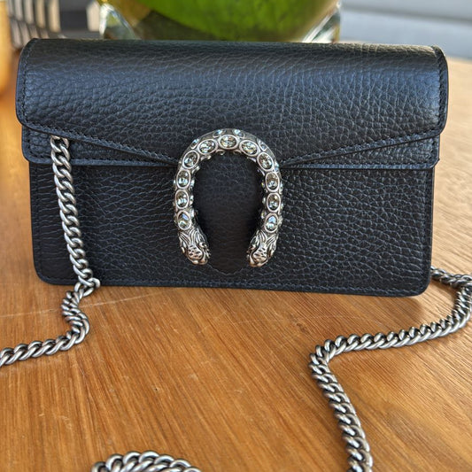 Bolsa Gucci Dionysus Super Mini Preta