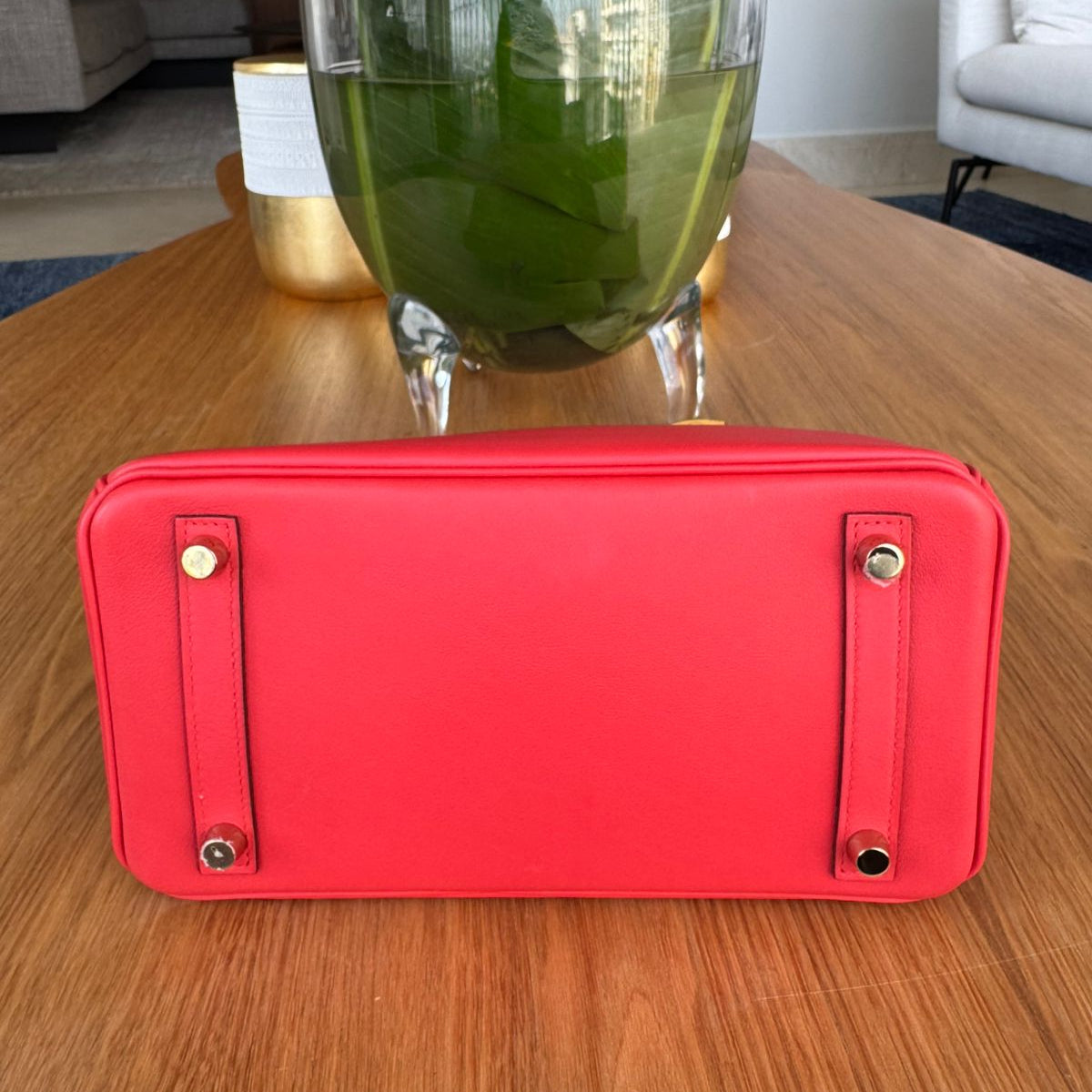 Bolsa Hèrmes Birkin 25 Vermelha