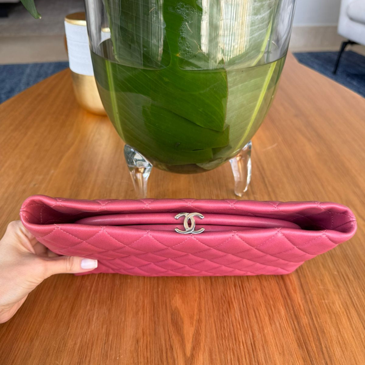 Clutch Chanel Rosa