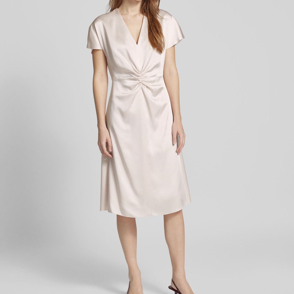 Vestido Hugo Boss Rosa Tam. 34 Br