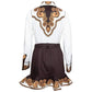Vestido Zimmermann Zippy Dandy Bordado Marrom Tam. 34 Br