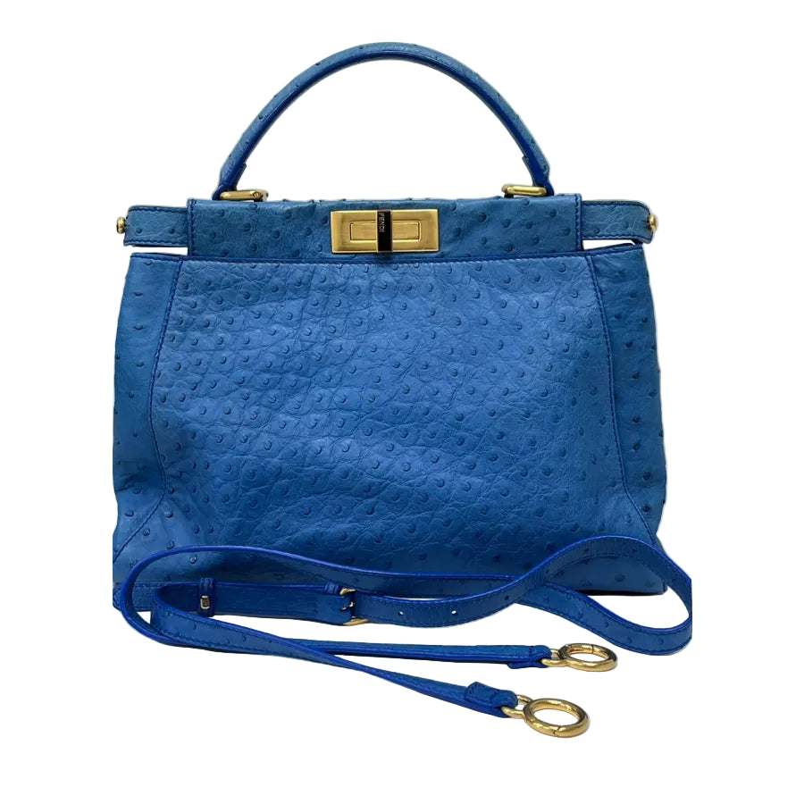 Bolsa Fendi Peekaboo Azul