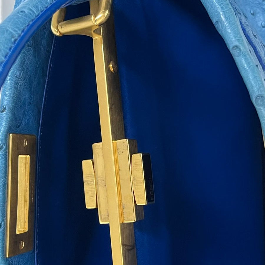 Bolsa Fendi Peekaboo Azul