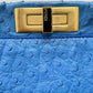 Bolsa Fendi Peekaboo Azul