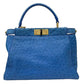 Bolsa Fendi Peekaboo Azul