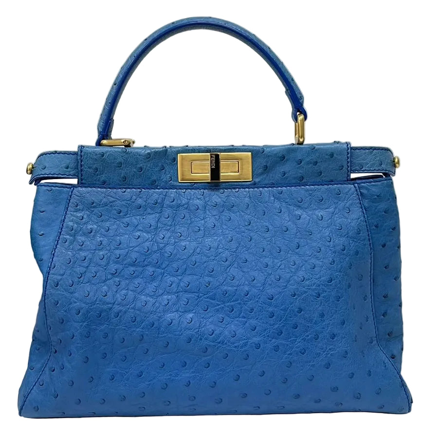 Bolsa Fendi Peekaboo Azul