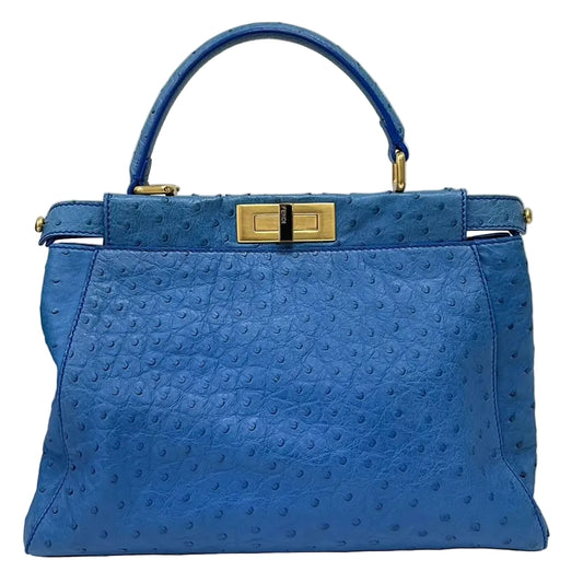 Bolsa Fendi Peekaboo Azul