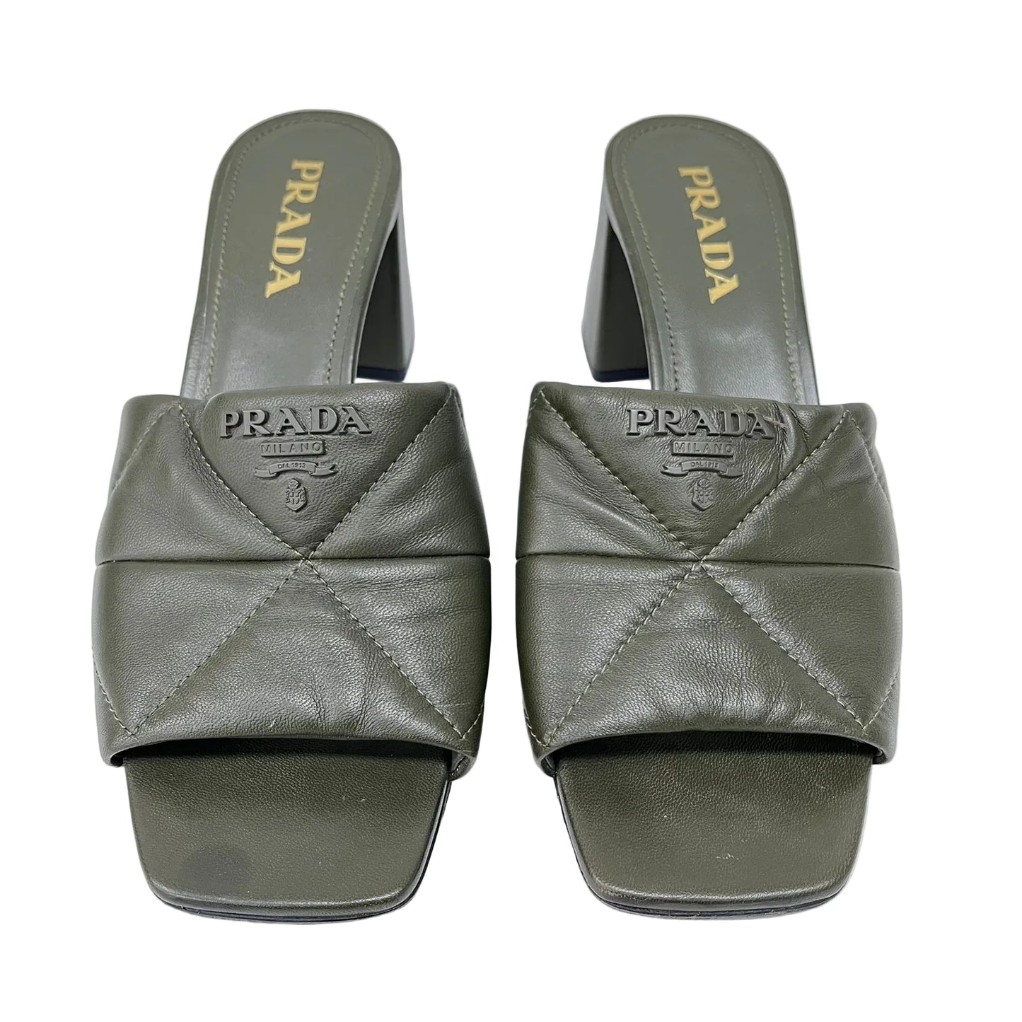 Mule Prada Verde Tam. 36,5 Br