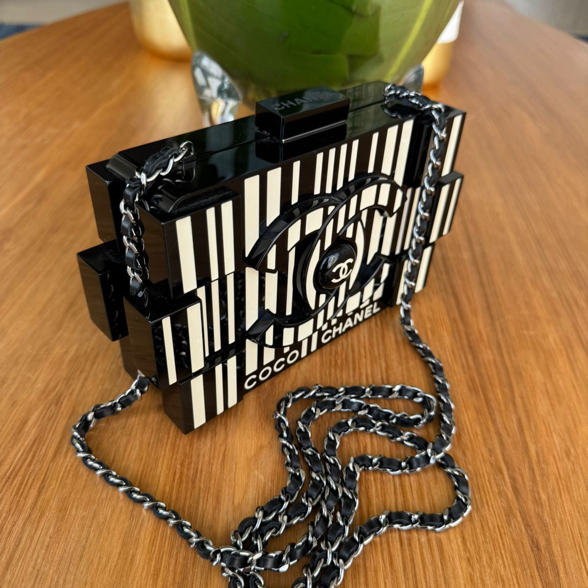 Clutch Chanel Barcode Boy Brick Lego Minaudière
