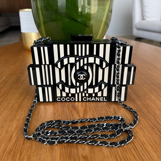 Clutch Chanel Barcode Boy Brick Lego Minaudière