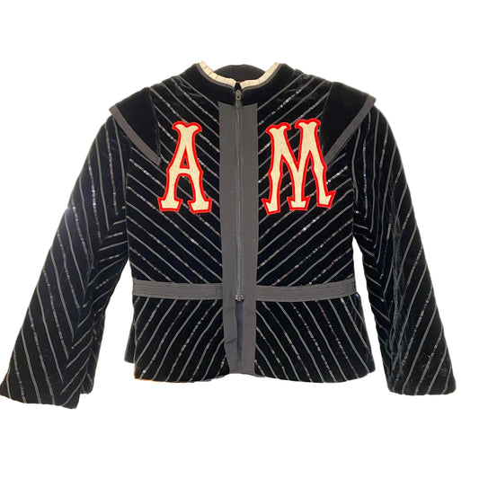 Casaco Veludo Gucci Preto Infantil  Tam. 6 Anos