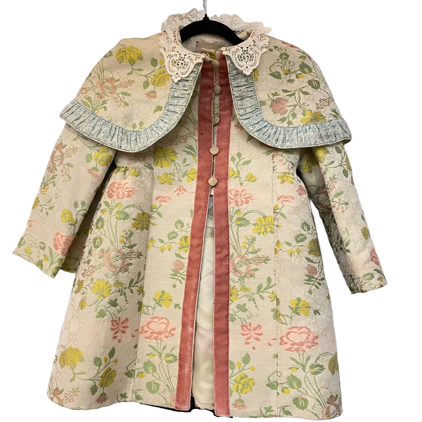 Casaco Gucci Bege Floral Tam. 6 Anos