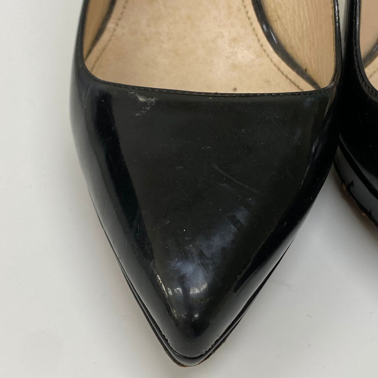 Scarpin Prada Evernizado Preto Tam. 38 Br