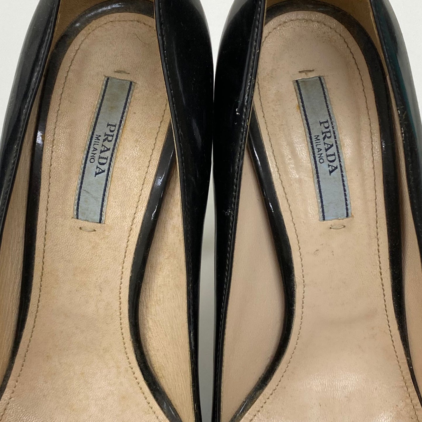Scarpin Prada Evernizado Preto Tam. 38 Br