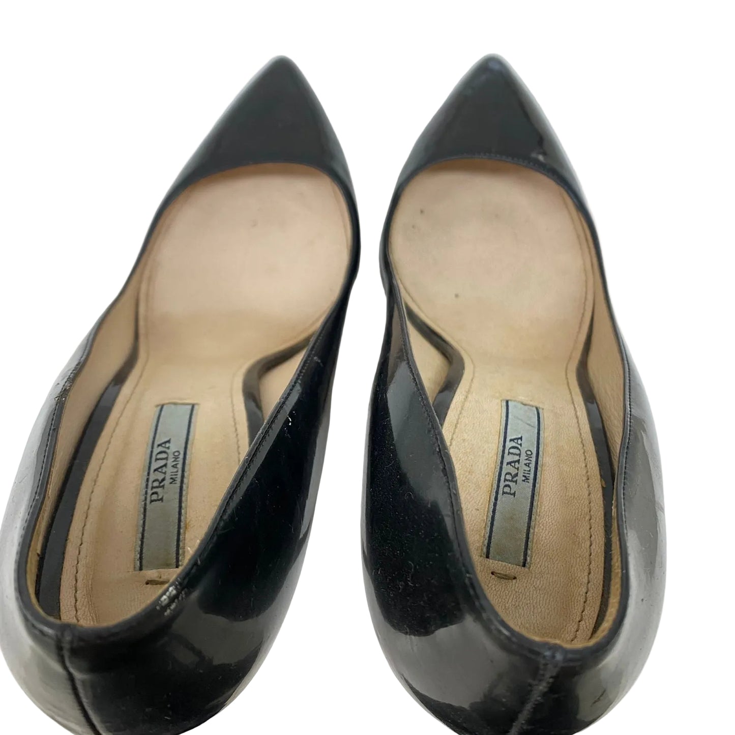 Scarpin Prada Evernizado Preto Tam. 38 Br