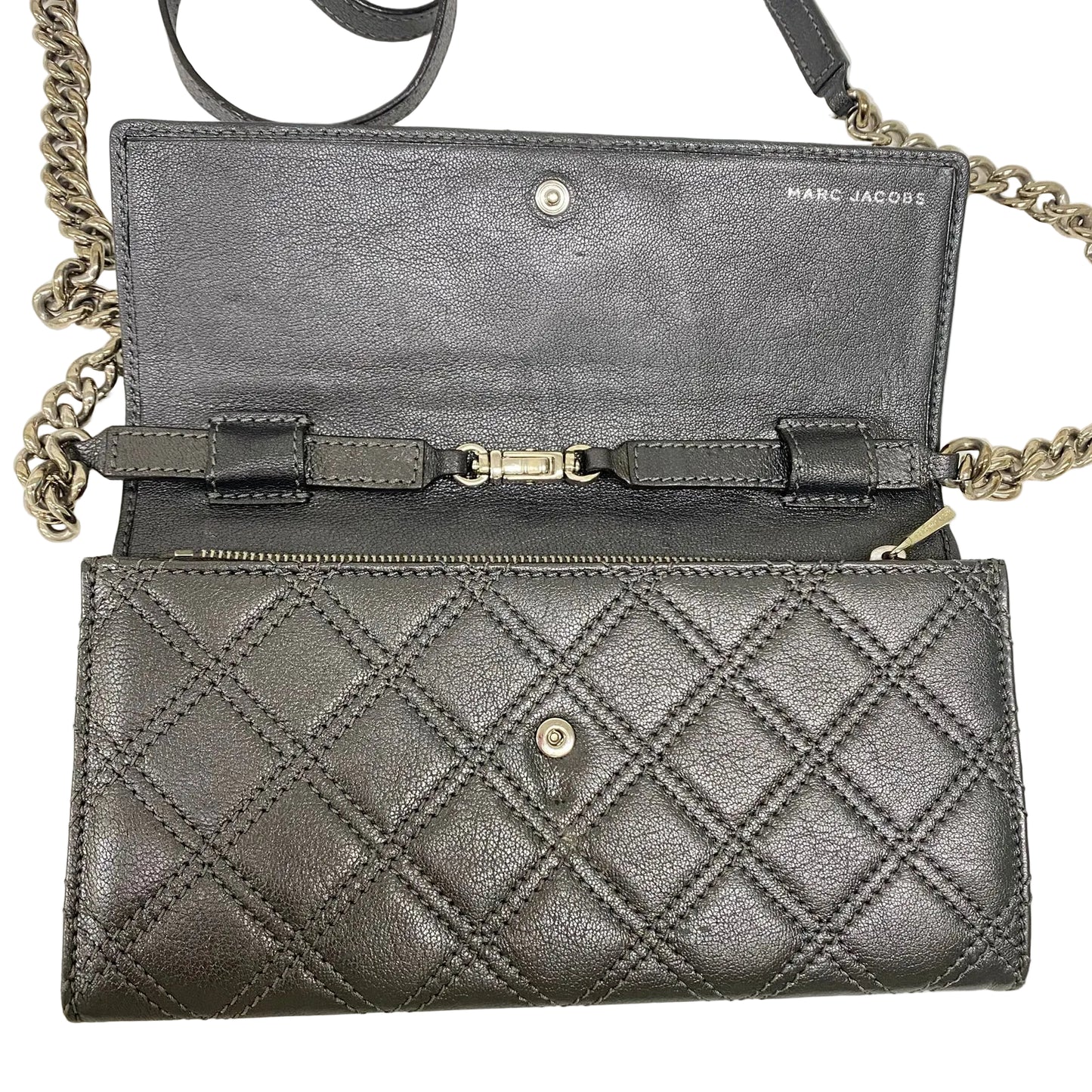 Bolsa Marc Jacobs Cinza Chumbo