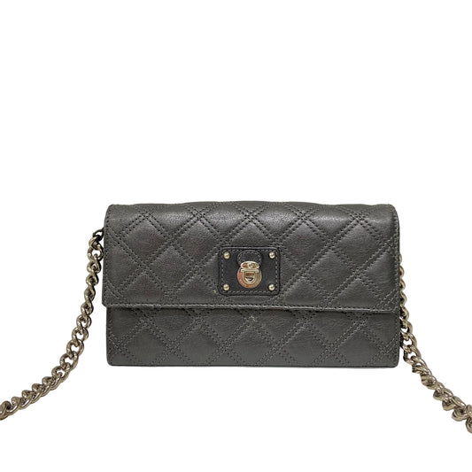 Bolsa Marc Jacobs Cinza Chumbo
