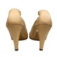 Scarpin Chanel Elastic Cap Toe Bicolor Bege Tam. 36 Br