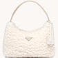 Bolsa Prada Re-Edition Pelo Branca