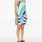 Vestido Emilio Pucci Estampado Azul e Verde Tam. 36 BR