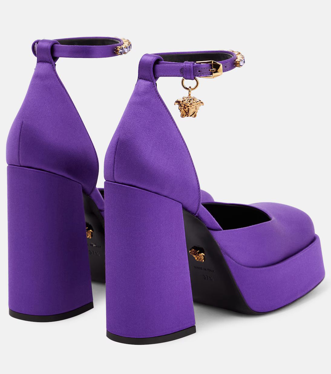 Sapato Versace Medusa Roxo Tam. 34,5 BR