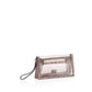 Bolsa clutch Valentino Rockstud transparente