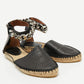 Espadrille Preta Givenchy D'Orsay TAM. 34 BR
