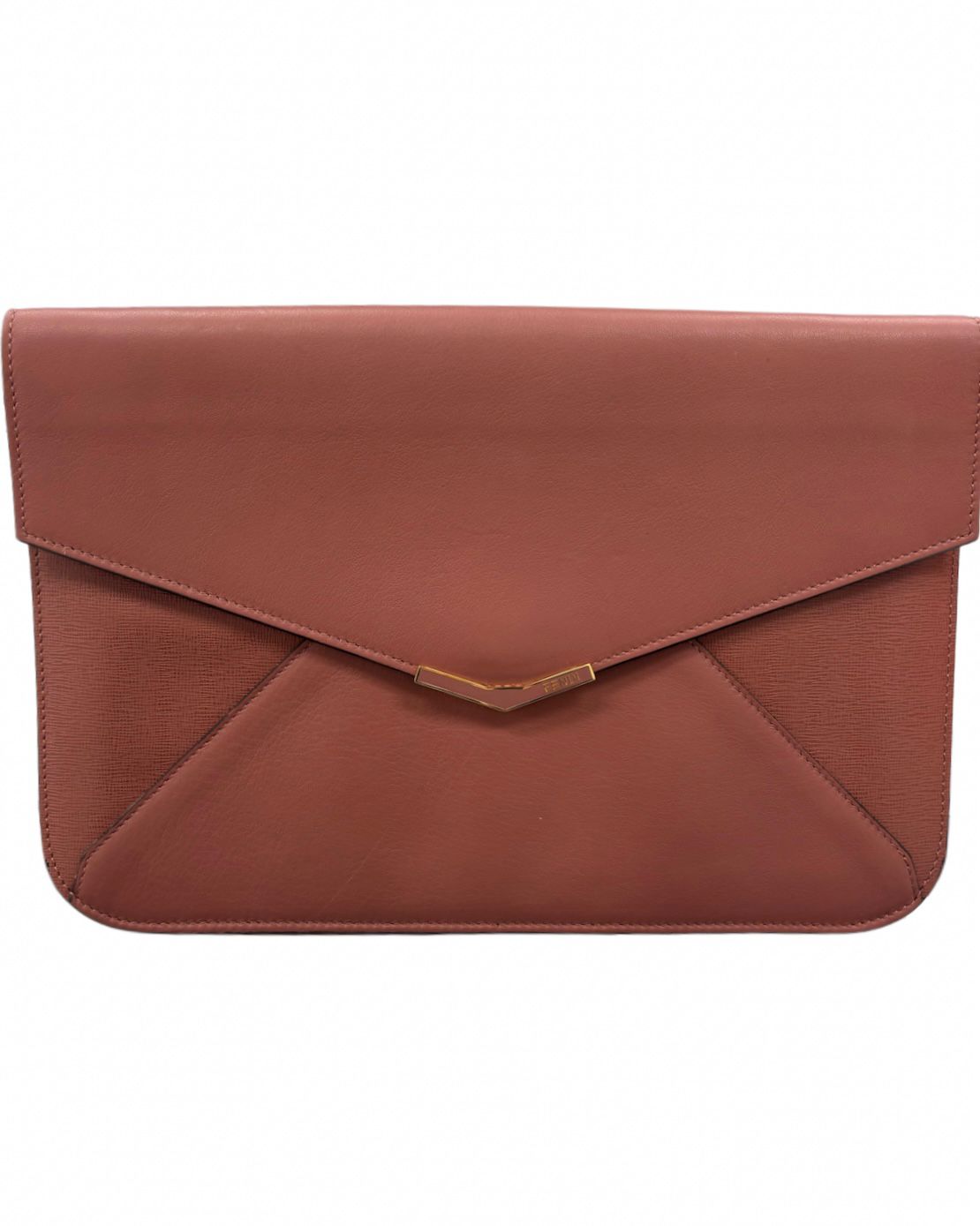 Clutch Fendi 2Jours Envelope Terracota