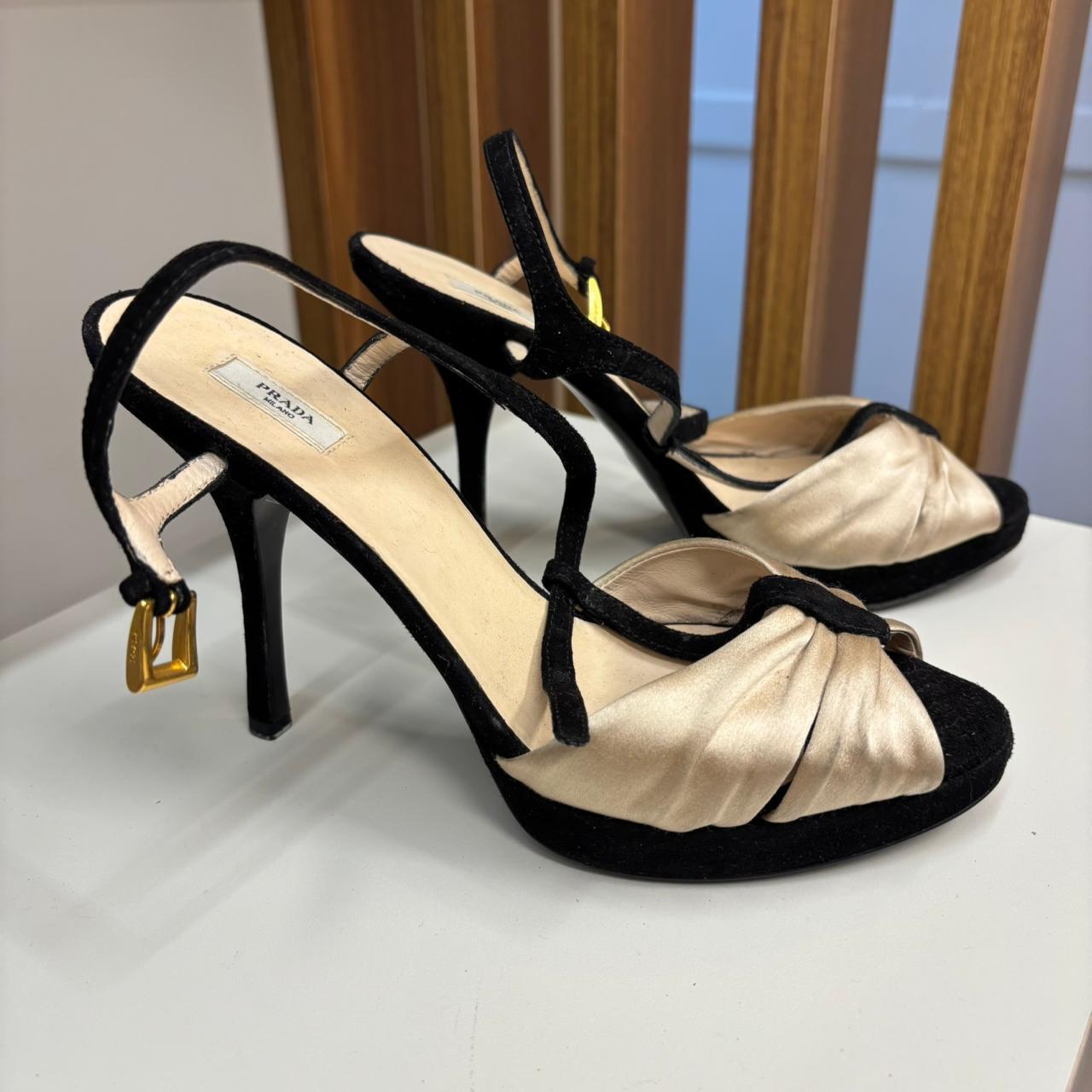 Salto Prada preto TAM. 34 BR