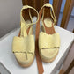 Espadrille Plataforma Chloé amarelo TAM. 35 BR