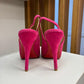 Salto Christian Louboutin Very Privé slingback rosa TAM. 33,5 BR