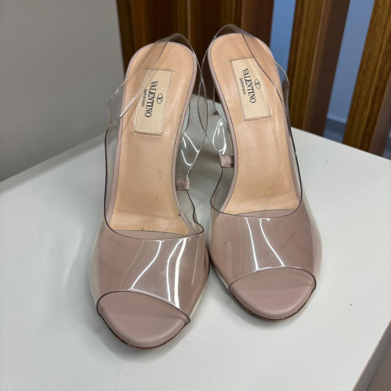 Salto transparente Valentino TAM. 34 BR