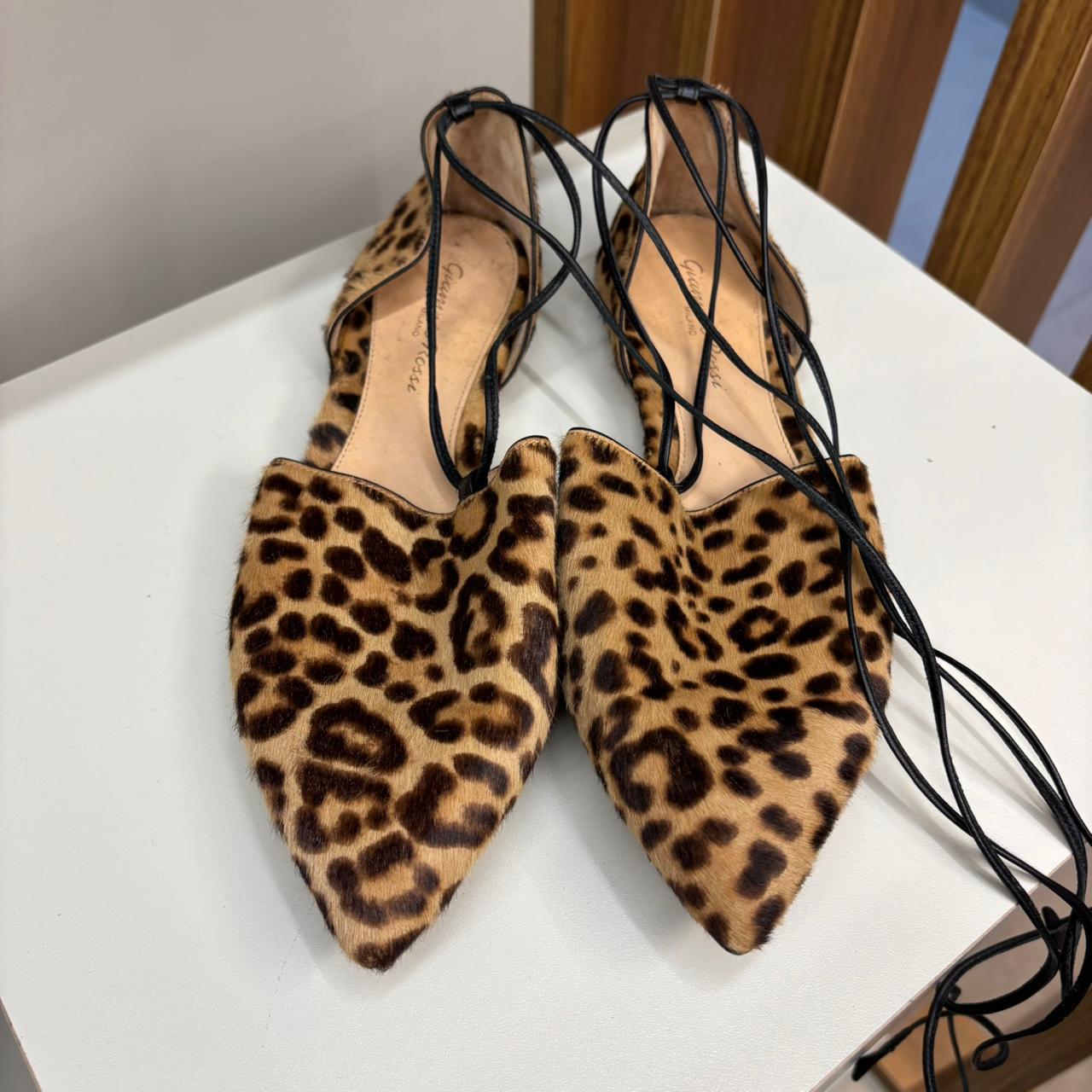 Sapatilhas d'Orsay Gianvito Rossi animal print TAM. 34 BR