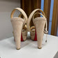 Salto plataforma Christian Louboutin Louloudance TAM. 34,5 BR