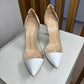 Scarpin Gianvito Rossi Nude com branco TAM. 34 BR
