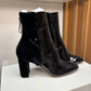 Ankle boots Alexandre Birman couro e camurça preta TAM. 34 BR