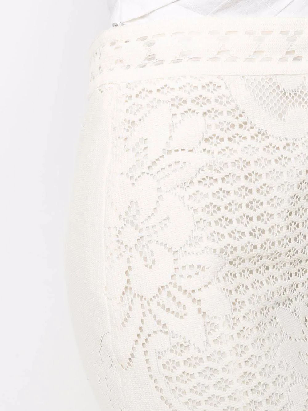Saia Valentino Off White Tam 36 BR