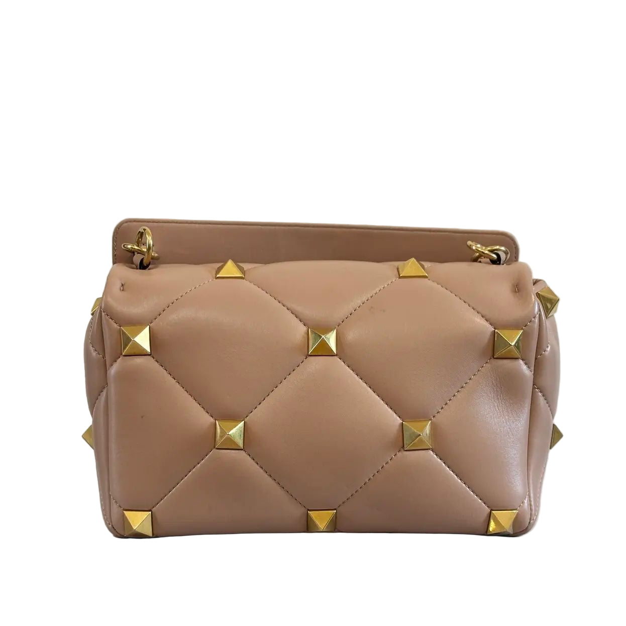Bolsa Valentino Roman Stud Bege