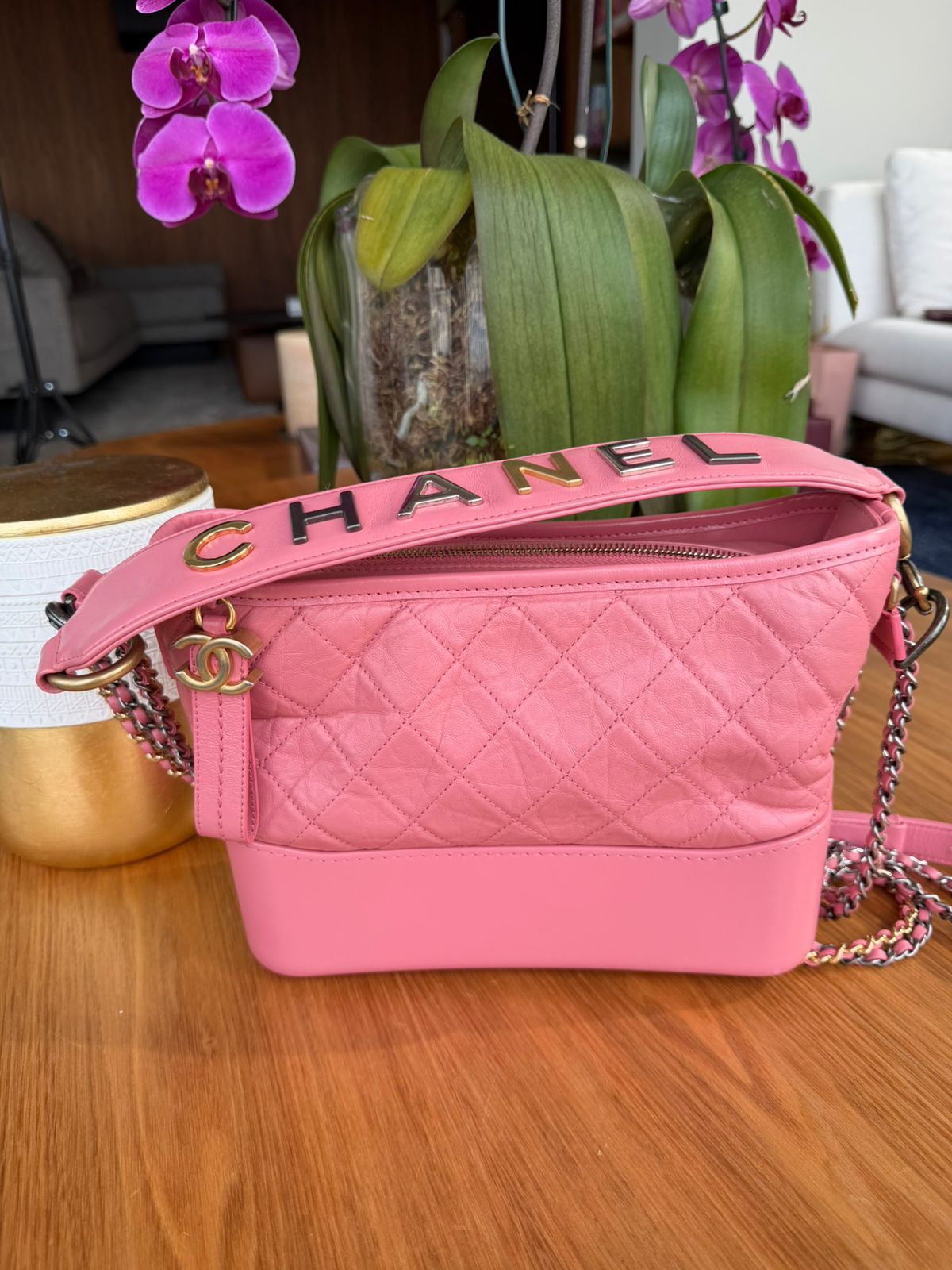 Bolsa Chanel Gabriele Rosa