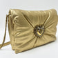Bolsa Dolce&Gabbana transversal Devotion Soft Dourada