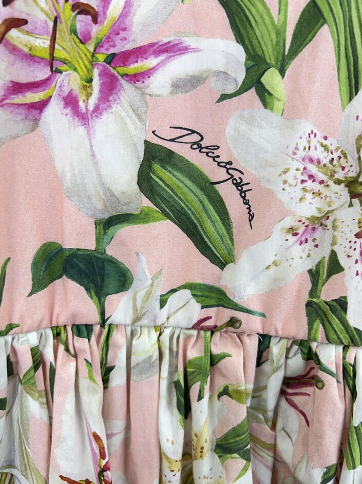 Vestido Dolce & Gabbana Estampado Infantil Tam. 4 anos