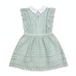 Vestido Self-Portrait  Verde Menta Infantil Tam. 3-4 Br