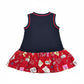 Vestido Dolce & Gabbana Azul/Vermelho Infantil Tam. 2 BR