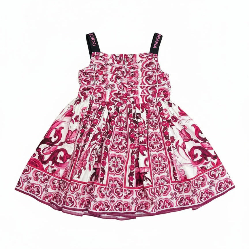 Vestido Dolce &amp; Gabbana Estampado Infantil TAM. 2 br