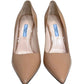 Scarpin Prada Verniz Bege Tam. 37,5 Br