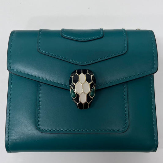 Carteira Bvlgari Serpenti Forever Verde Esmeralda