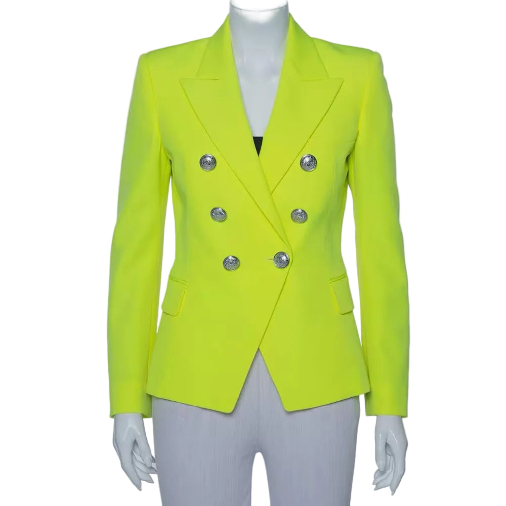 Blazer Balmain Amarelo Tam. 38 Br