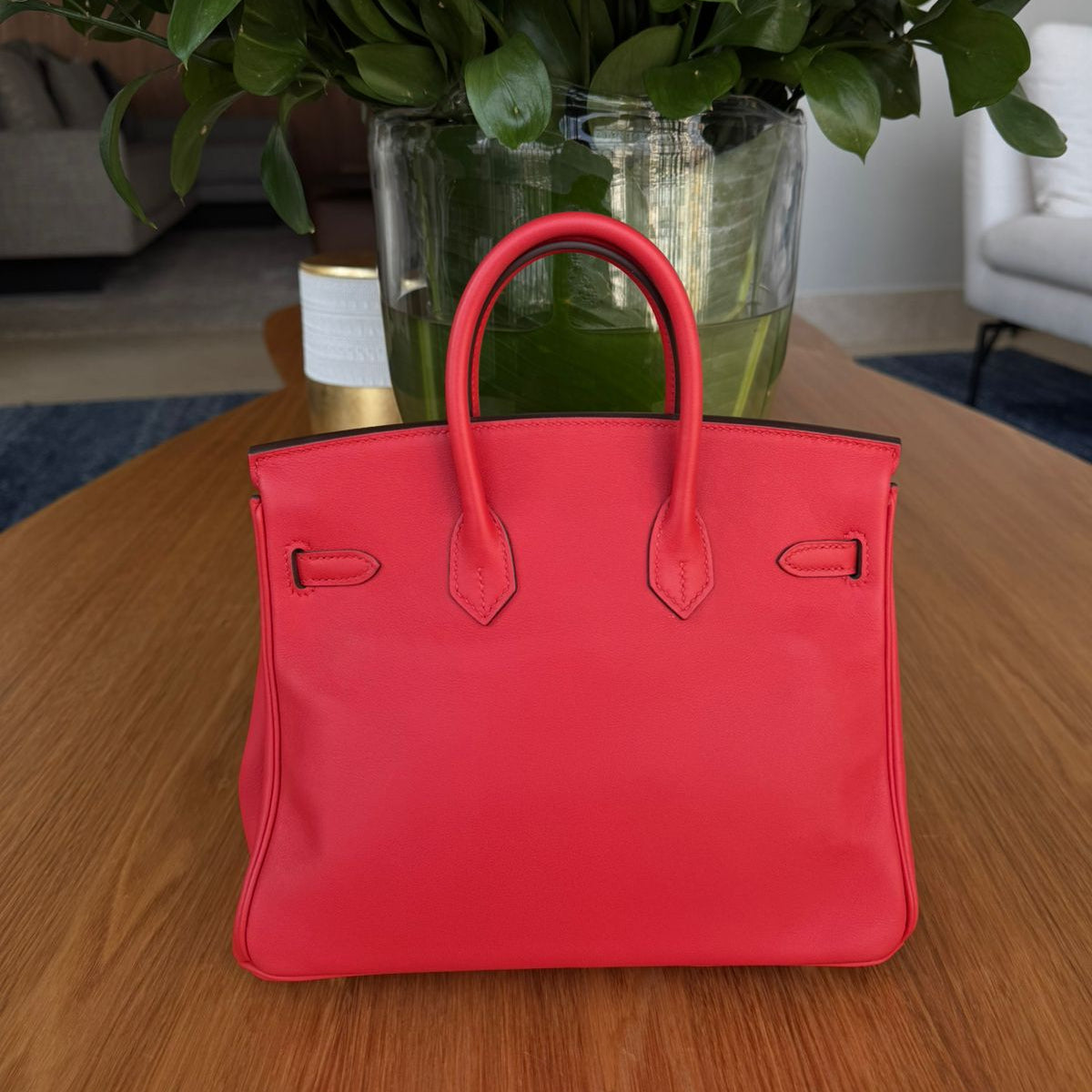Bolsa Hèrmes Birkin 25 Vermelha