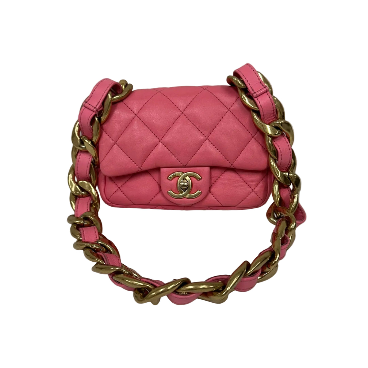 Bolsa Chanel Funky Town Flap Bag Rosa