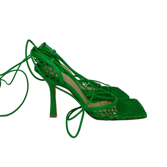 Sandália Bottega Veneta Verde Rede Tam 34 BR